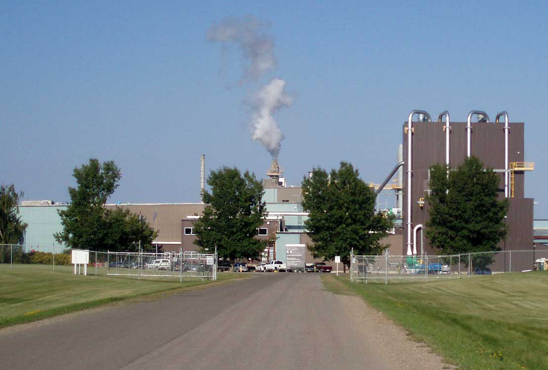 Portrait of Fiberglass Insulation Plant