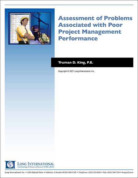 Assessment of Problems Associated with Poor Project Management Performance