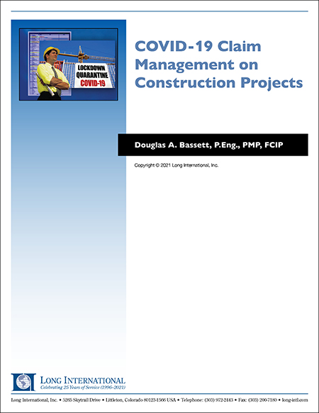 COVID-19 Claim Management on Construction Projects