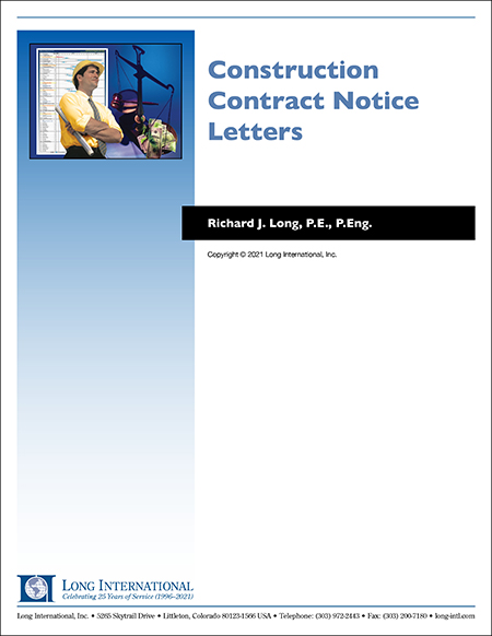 Construction Contract Notice Letters