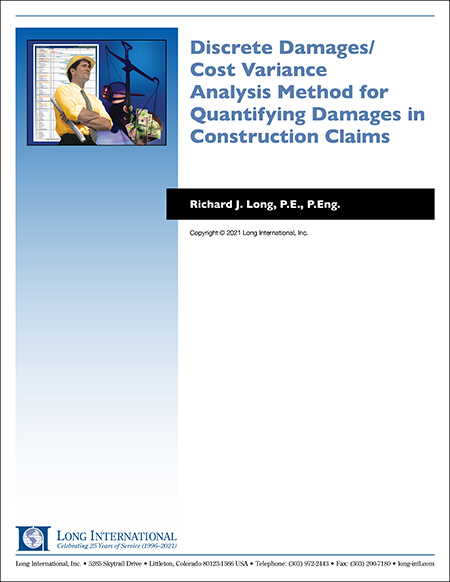 Discrete Damages/Cost Variance Analysis Method for Quantifying Damages in Construction Claims