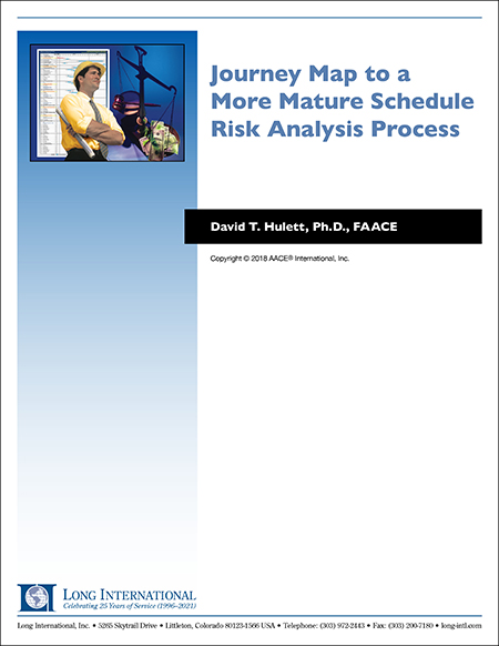 Journey Map to a More Mature Schedule Risk Analysis Process