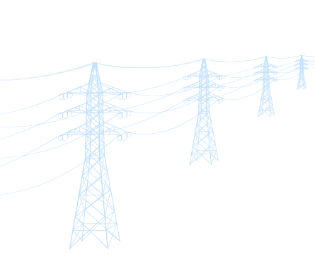 Electrical towers and power lines