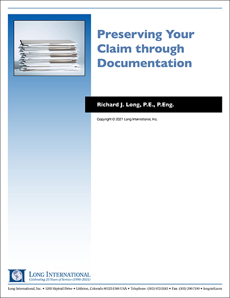 Preserving Your Claim through Documentation