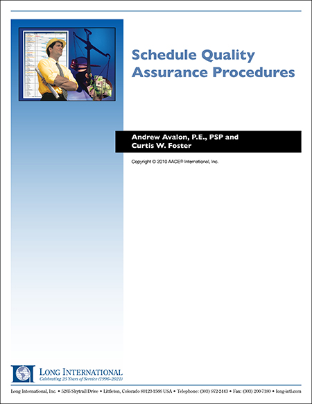 Schedule Quality Assurance Procedures