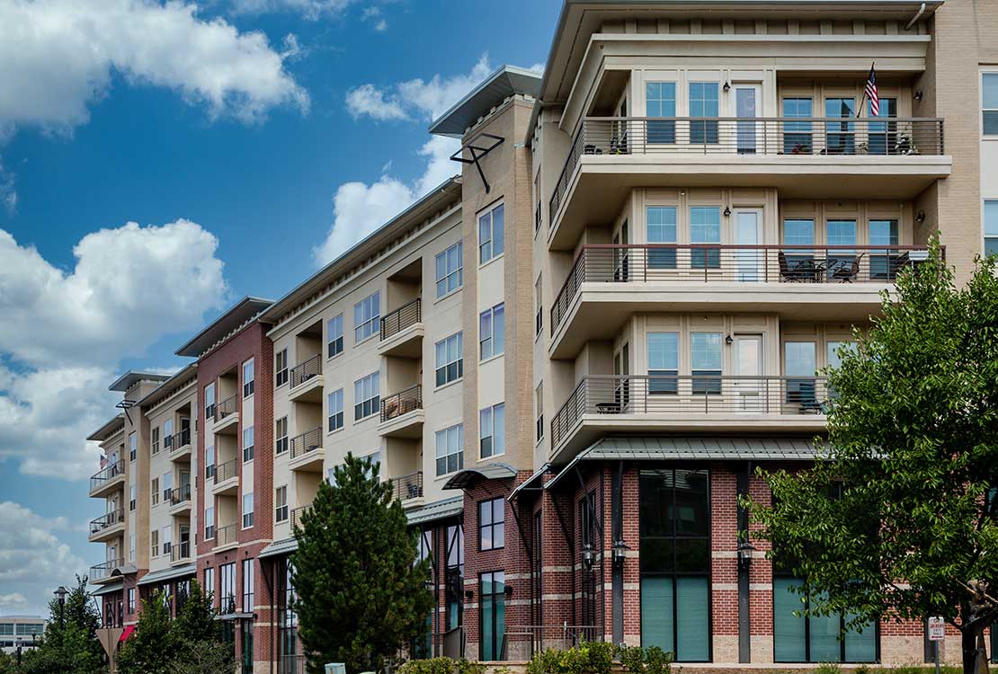 Portrait of Apartment Building